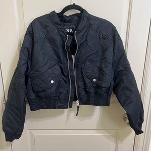 Zara water repellent puffer coat